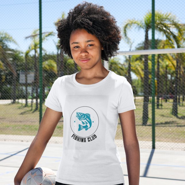 Camiseta del Club de Pesca Azul Ligero (Subido por el creador)