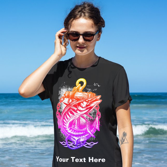 Camiseta del Club de Pesca Rosa Rojo (Subido por el creador)