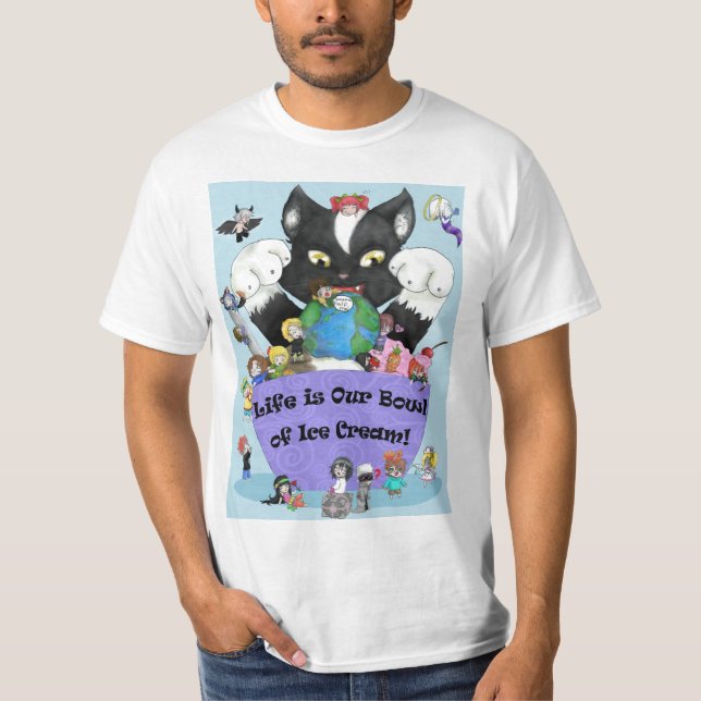 Camiseta del club del animado de la High School (Anverso)