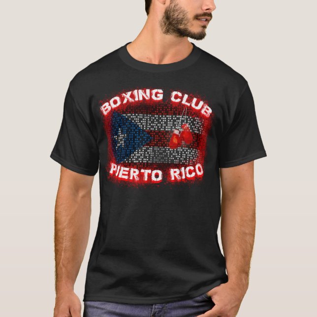 Camiseta del club del boxeo de Puerto Rico (Anverso)