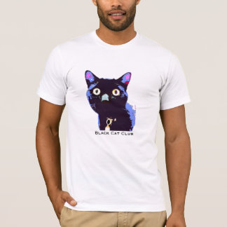 Camiseta del club del gato negro