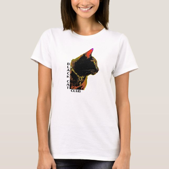 Camiseta del club del gato negro (Anverso)