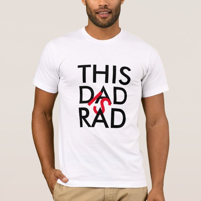 Camiseta del club Guay Rad Dads - Regalo del Día d (Anverso)