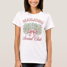 Camiseta del Club Social de Mahjong Coquette con L
