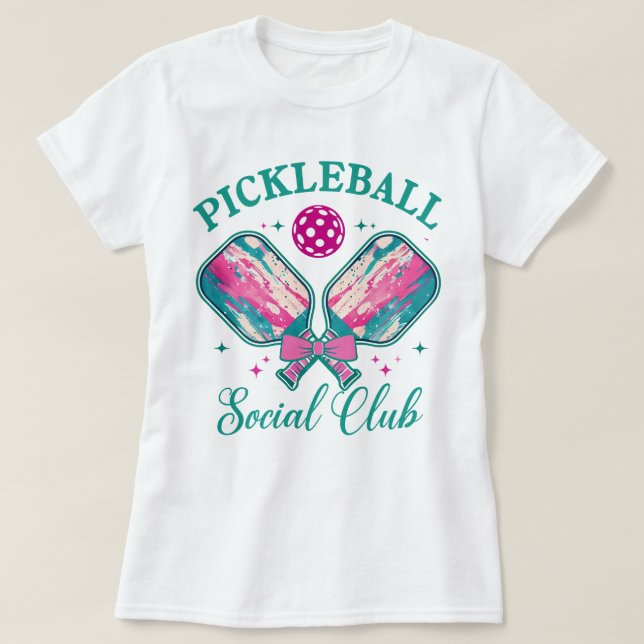 Camiseta del Club Social de Pickleball (Diseño del anverso)