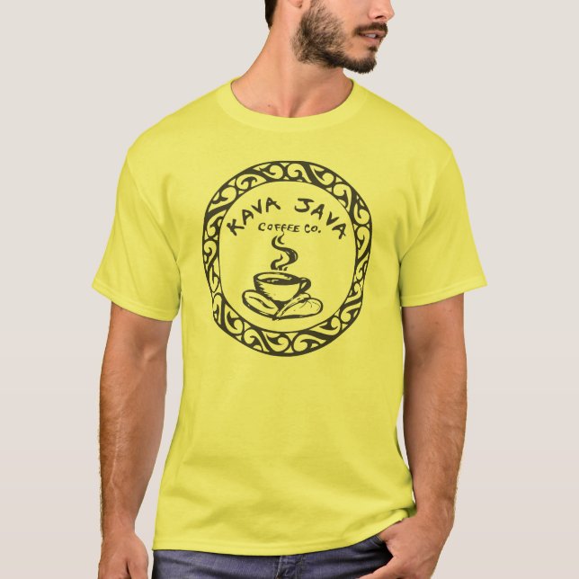 Camiseta del Co del café de Kava Java (Anverso)