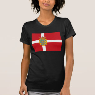 Camiseta del COA de la bandera w de Dinamarca