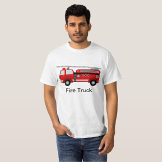 Camiseta del coche de bomberos