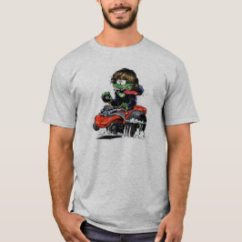 Camiseta del coche de carreras