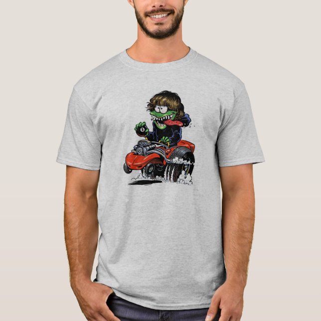 Camiseta del coche de carreras (Anverso)