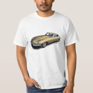 Camiseta del coche de deportes del vintage de