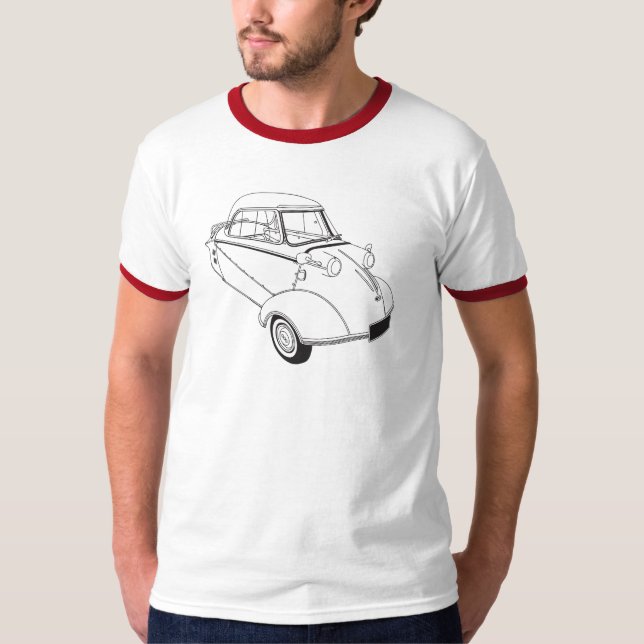 Camiseta del coche de la burbuja de Messerschmitt (Anverso)
