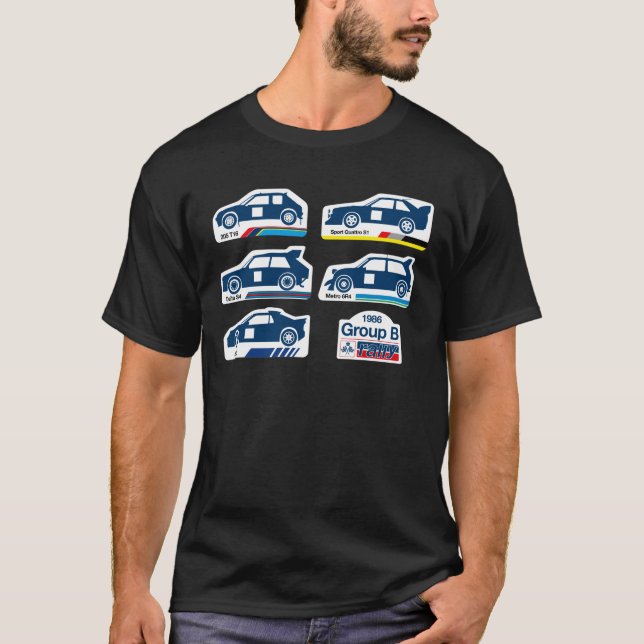 Camiseta del coche de la reunión del grupo B (Anverso)