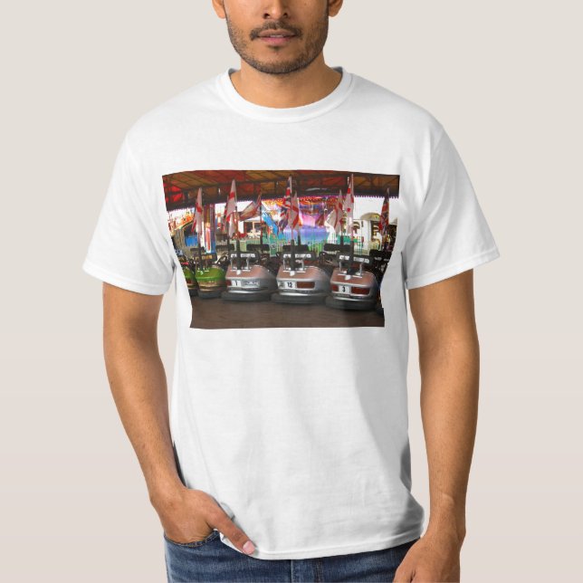 Camiseta del coche de parachoques de Dodgem del (Anverso)