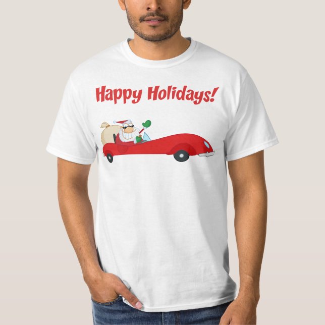 camiseta del coche de santa (Anverso)