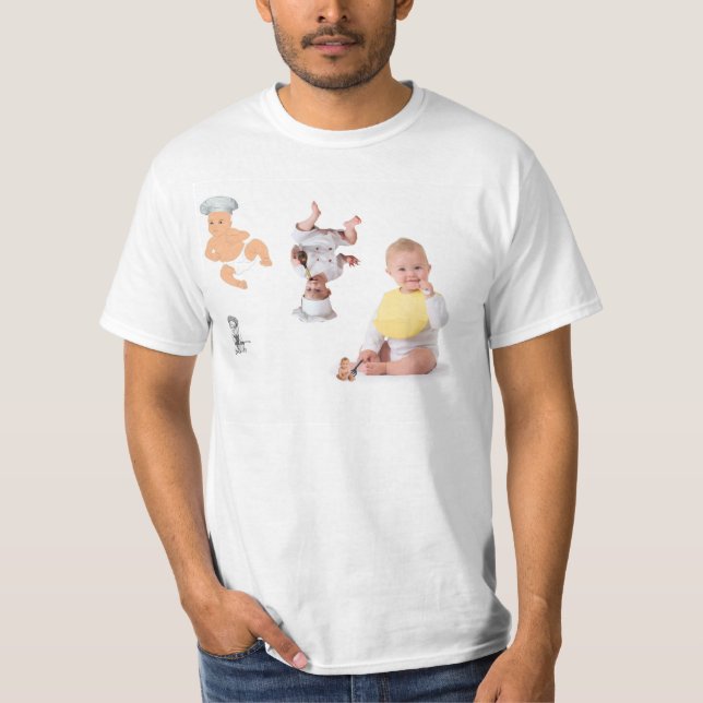 camiseta del cocinero del bebé (Anverso)