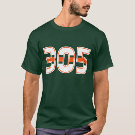 Camiseta del código de área 305