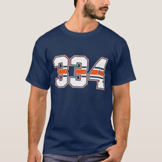 Camiseta del código de área 334