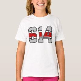 Camiseta del código de área 614