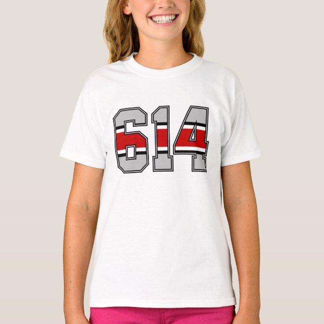 Camiseta del código de área 614 (Anverso)