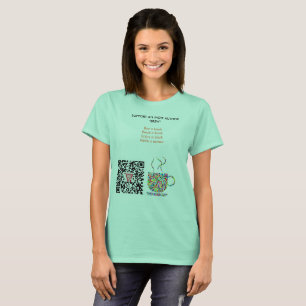 Camiseta del código de QR