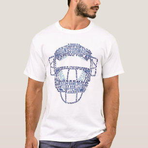 Camiseta del colector del béisbol de la impresió