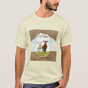 Camiseta del Collage de cabras de Eid Vibes Waterc