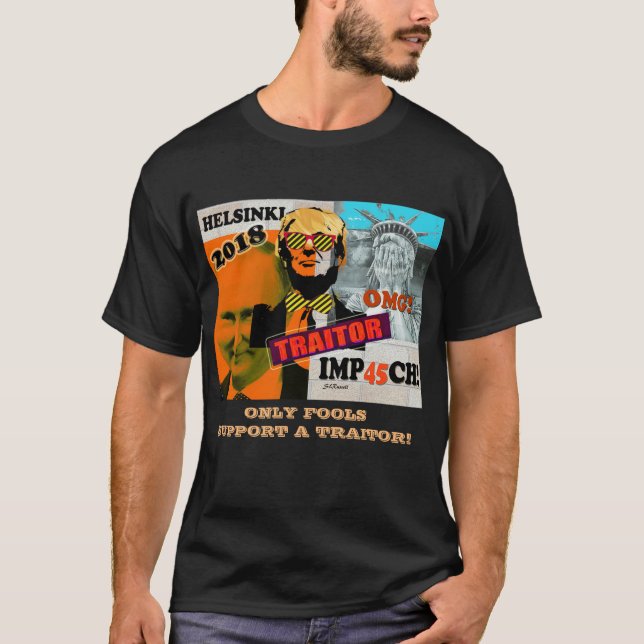 Camiseta del collage de la traición de Putin (Anverso)