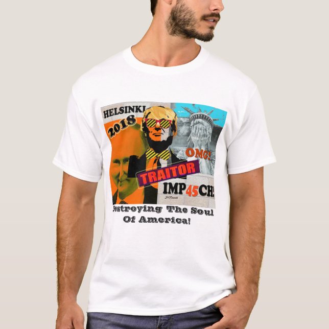 Camiseta del collage de la traición de Putin (Anverso)