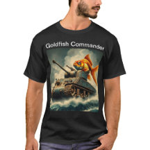Camiseta del "comandante del pez de oro"