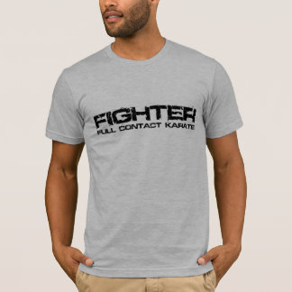 Camiseta del combatiente del karate