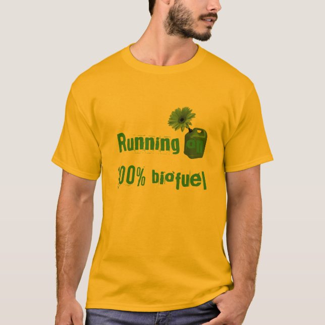 Camiseta del combustible biológico para hombre (Anverso)