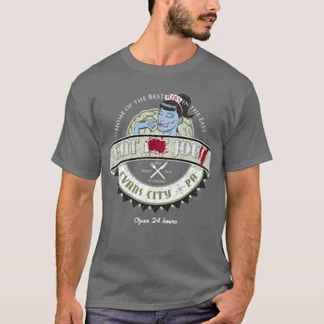 Camiseta del comensal del zombi (Anverso)