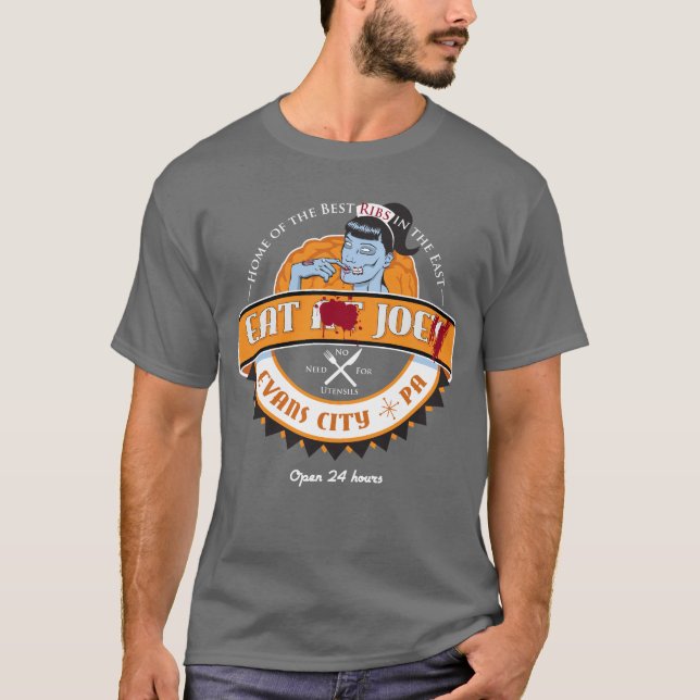 Camiseta del comensal del zombi (Anverso)