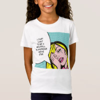 Camiseta del cómic de la estrella de cine