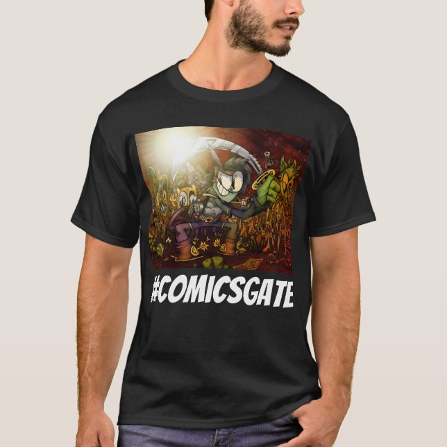 Camiseta del #ComicsGate, para hombre (Anverso)