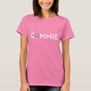 Camiseta del COMMIE de Anti-Obama