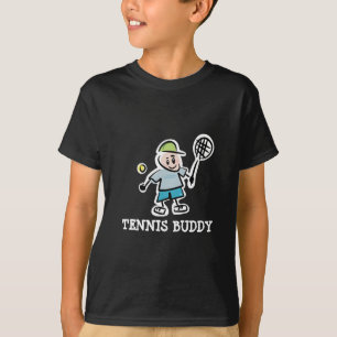 Camiseta del compinche del tenis para los niños