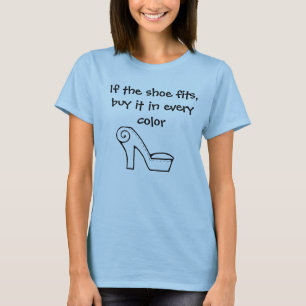 Camiseta del comprador del zapato