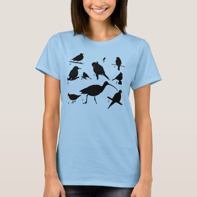 Camiseta del concurso del pájaro (Anverso)