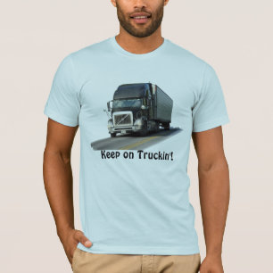 camiseta del conductor del camión de mercancías "S