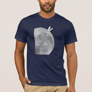 Camiseta del conejito de la luna