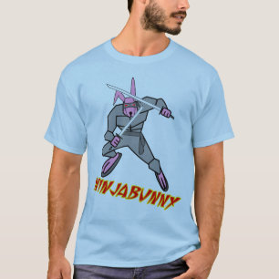 Camiseta del conejito de Ninja
