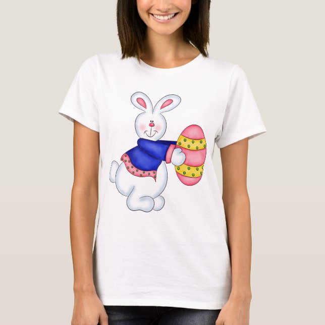 Camiseta del conejito de pascua (Anverso)