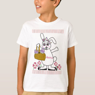 Camiseta del conejito de pascua del niño adaptabl