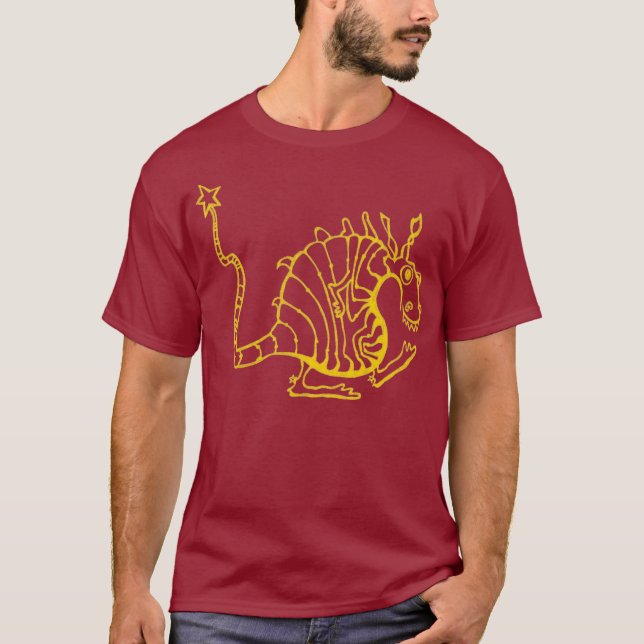 camiseta del conejito-dragón (Anverso)