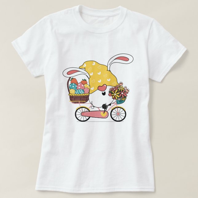 Camiseta del conejo de Pascua Gnome (Diseño del anverso)