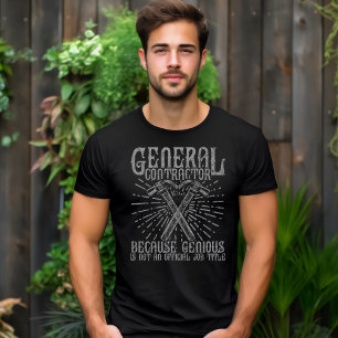 camiseta del contratista general