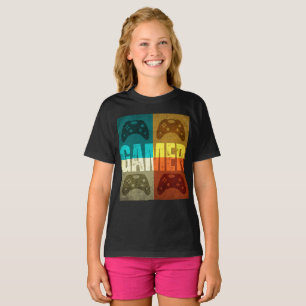 Camiseta del CONTROLADOR DE JUEGOS DE VIDEO VINTAG
