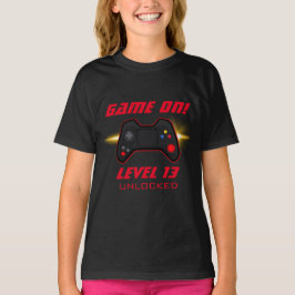 Camiseta del controlador rojo del partido de cumpl